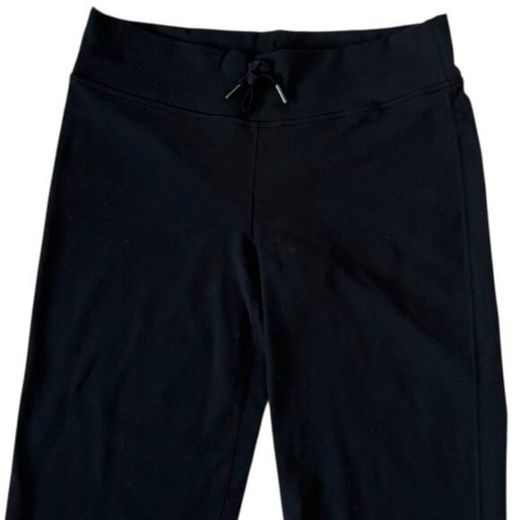 Lululemon Stretch Pants with Drawstring Hem Joggers Women's Size 10 Black - Picture 3 of 12